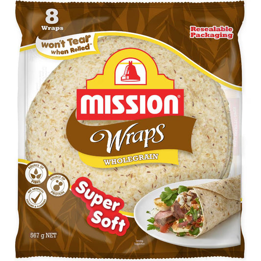 Wraps Wholegrain | 8 Pack | Mission | YG-006866-WW-059424