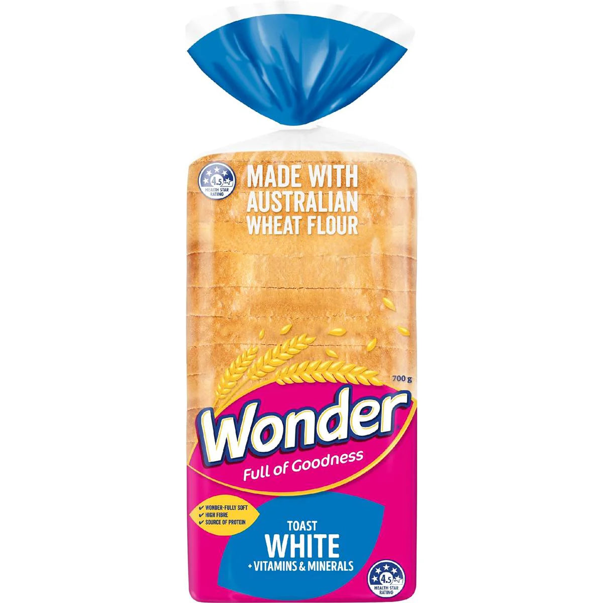 White Bread Vitamins & Minerals Toast | 700g | Wonder | YG-007485-WW-059470