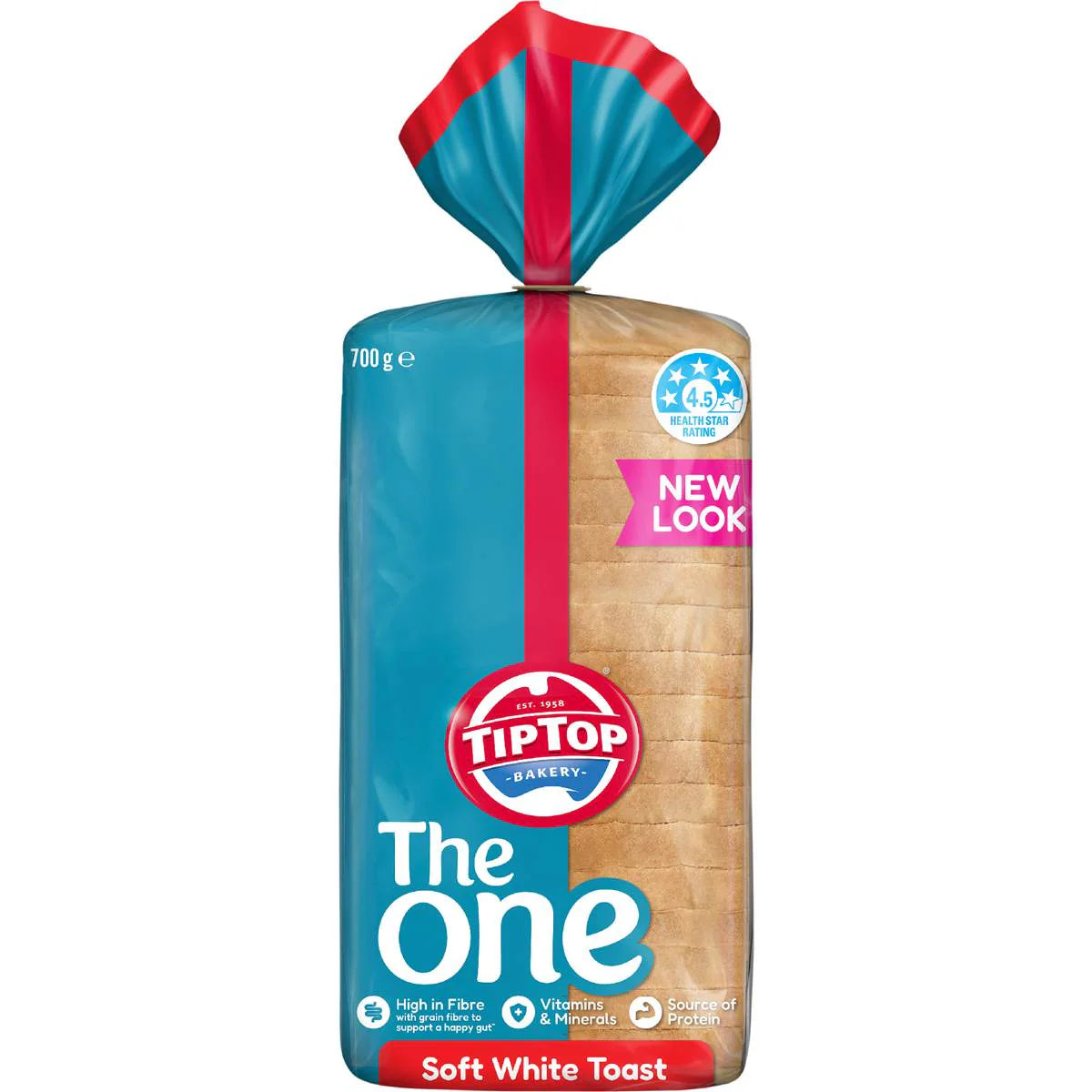 The One White Toast Slice Bread Loaf Bakery | 700g | Tip Top | YG-007411-WW-059486