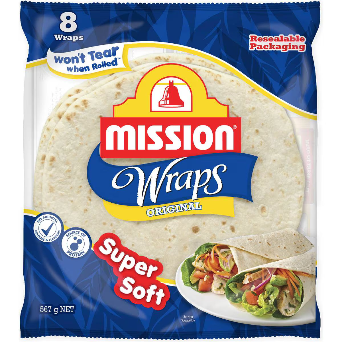 Wraps Original | 8 Pack | Mission | YG-112173-MC-978959