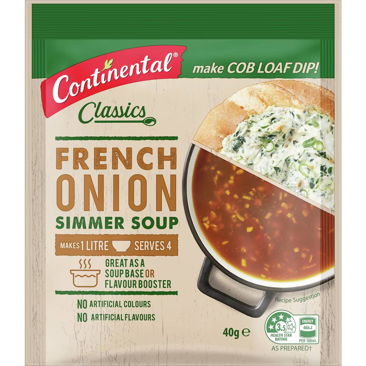 Classics Simmer Soup French Onion | 40g | Continental | YG-009925-WW-059584