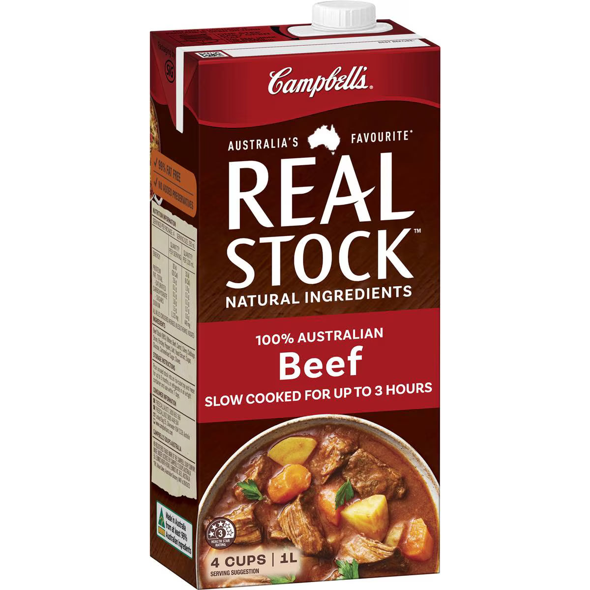 Real Stock Beef Liquid Stock | 1L | Campbell's | YG-112137-MC-978731