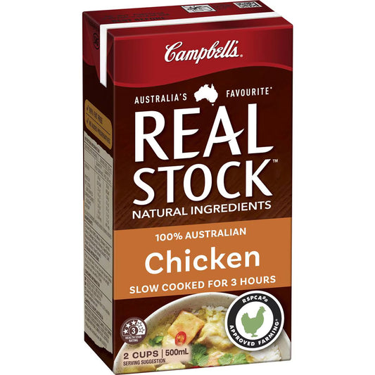 Real Stock Chicken Liquid Stock | 500ml | Campbell's | YG-112954-MC-978723
