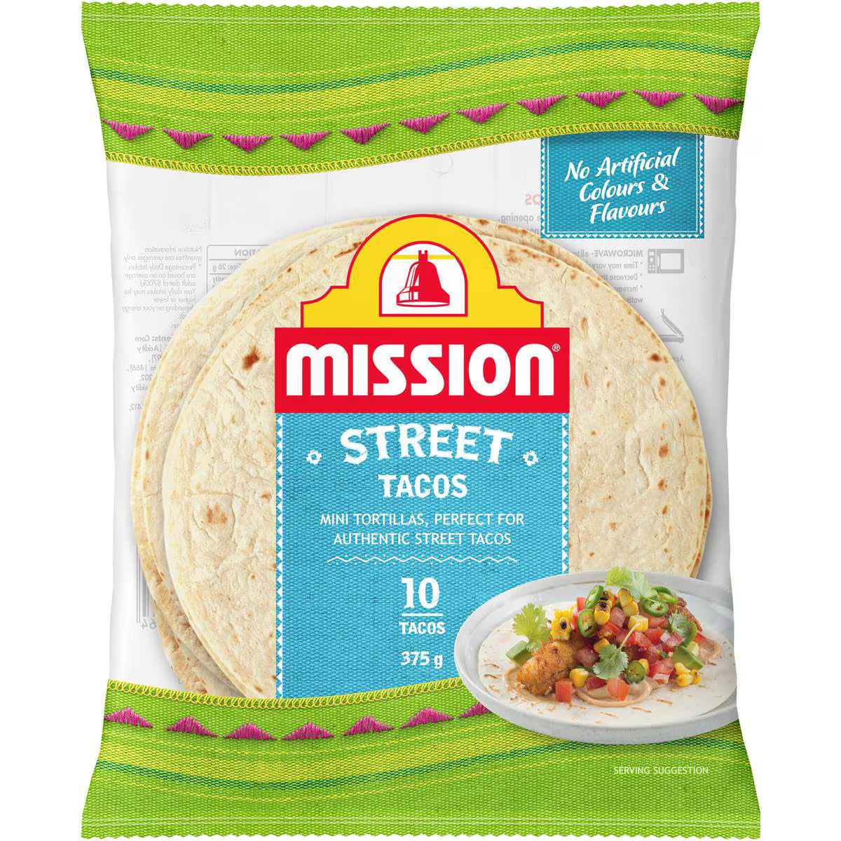 Street Mini Tacos | 10 Pack | Mission | YG-112993-MC-978961