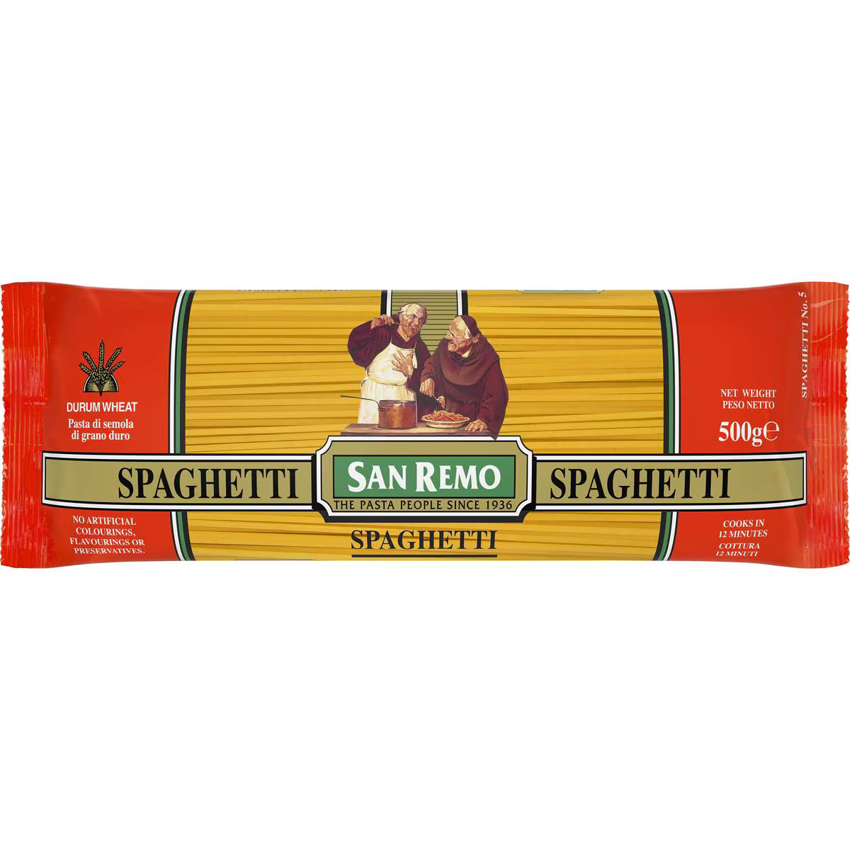 Spaghetti Pasta No 5 | 500g | San Remo | YG-112186-MC-978993