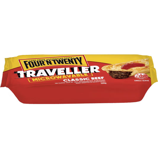 Traveller Microwavable Classic Beef Pie | Each | Four'n Twenty | YG-113062-MC-980282