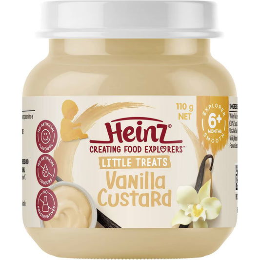 Little Treats Vanilla Custard Baby Food Jar 6 Months | 110g | Heinz | YG-009092-WW-061149