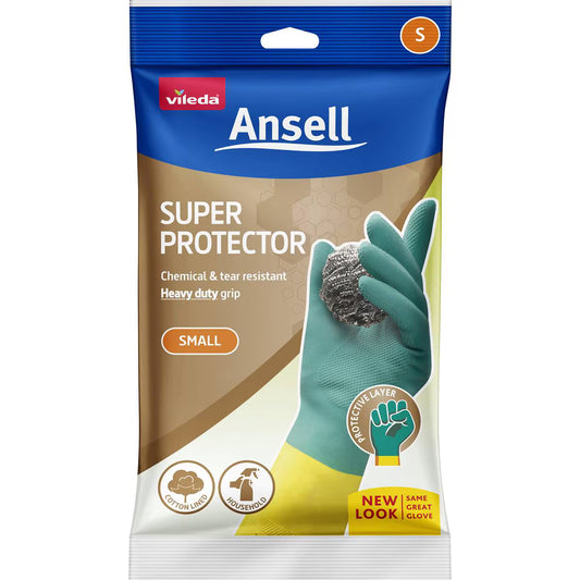 Ansell Super Protector Gloves Small Pair | 1 Pack | Vileda | YG-007681-WW-062135