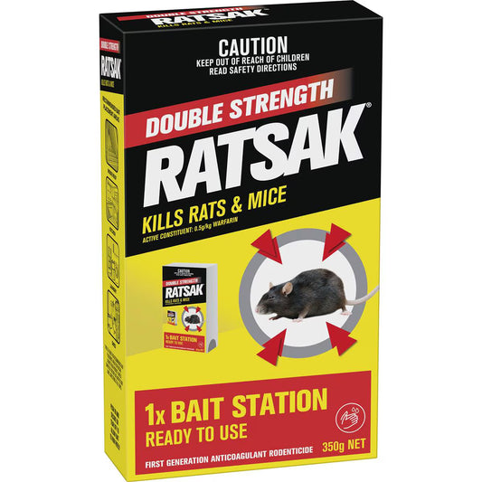 Rat & Mouse Baits Double Strength | 350g | Ratsak | YG-113105-MC-980633