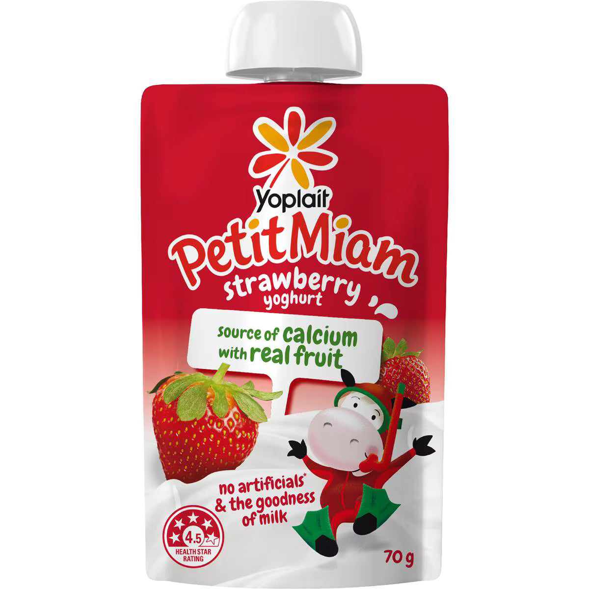Petit Miam Kids Yoghurt Pouch Strawberry | 70g | Yoplait | YG-112394-MC-981136