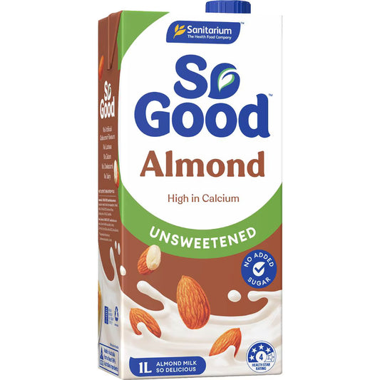 So Good Unsweetened Almond Long Life Milk UHT | 1L | Sanitarium | YG-011539-MC-977789
