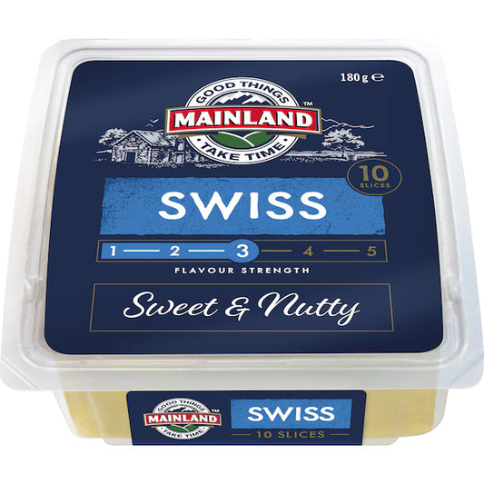 Mainland Swiss Cheese Slices | Each | YG-006513-WW-082763