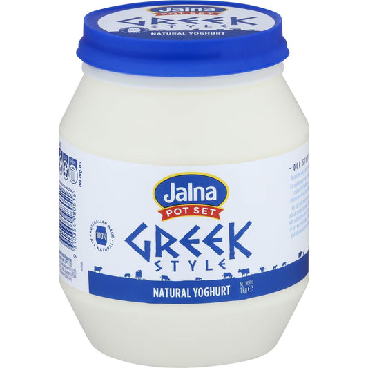 Pot Set Greek Style Natural Yoghurt | 1kg | Jalna | YG-006583-WW-082764