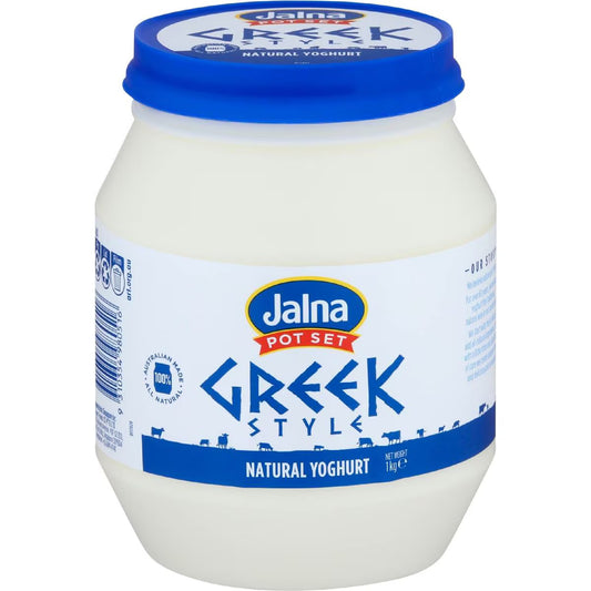 Pot Set Greek Style Natural Yoghurt | 1kg | Jalna | YG-006583-WW-082764