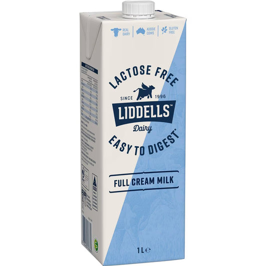 Lactose Free Full Cream Long Life Milk UHT | 1L | Liddells | YG-111837-MC-977711