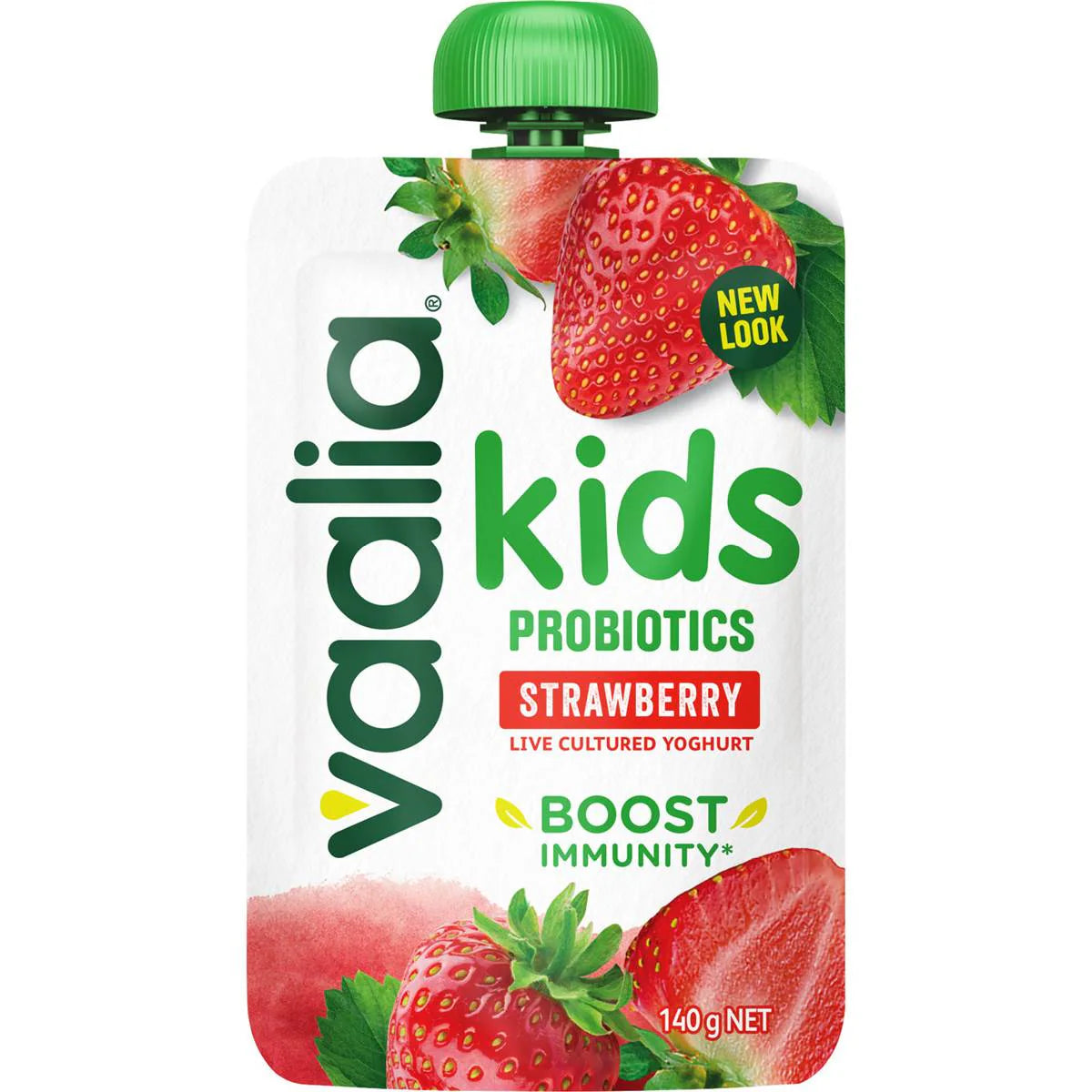 Kids Probiotic Yoghurt Pouch Strawberry | 140g | Vaalia | YG-112389-MC-981115
