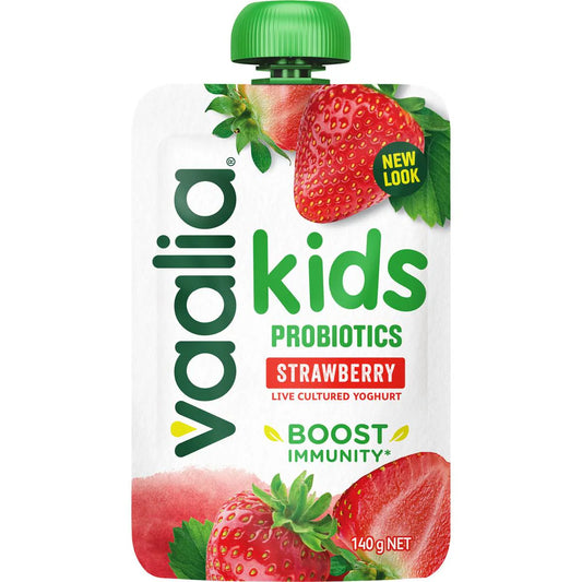 Kids Probiotic Yoghurt Pouch Strawberry | 140g | Vaalia | YG-112389-MC-981115