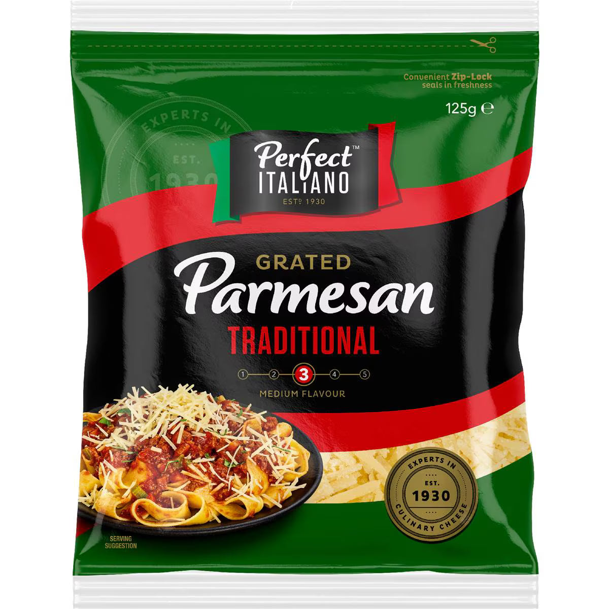 Parmesan Cheese Grated Parmesan | 125g | Perfect Italiano | YG-006585-MC-980986