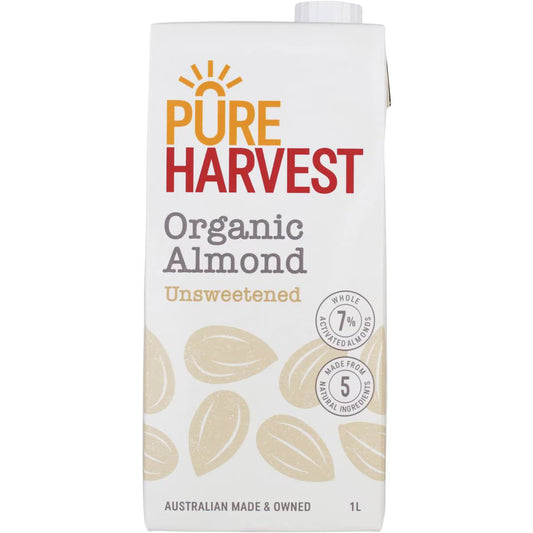 Organic Almond Unsweetened Long Life Milk Uh | 1L | Pureharvest | YG-008785-WW-082868