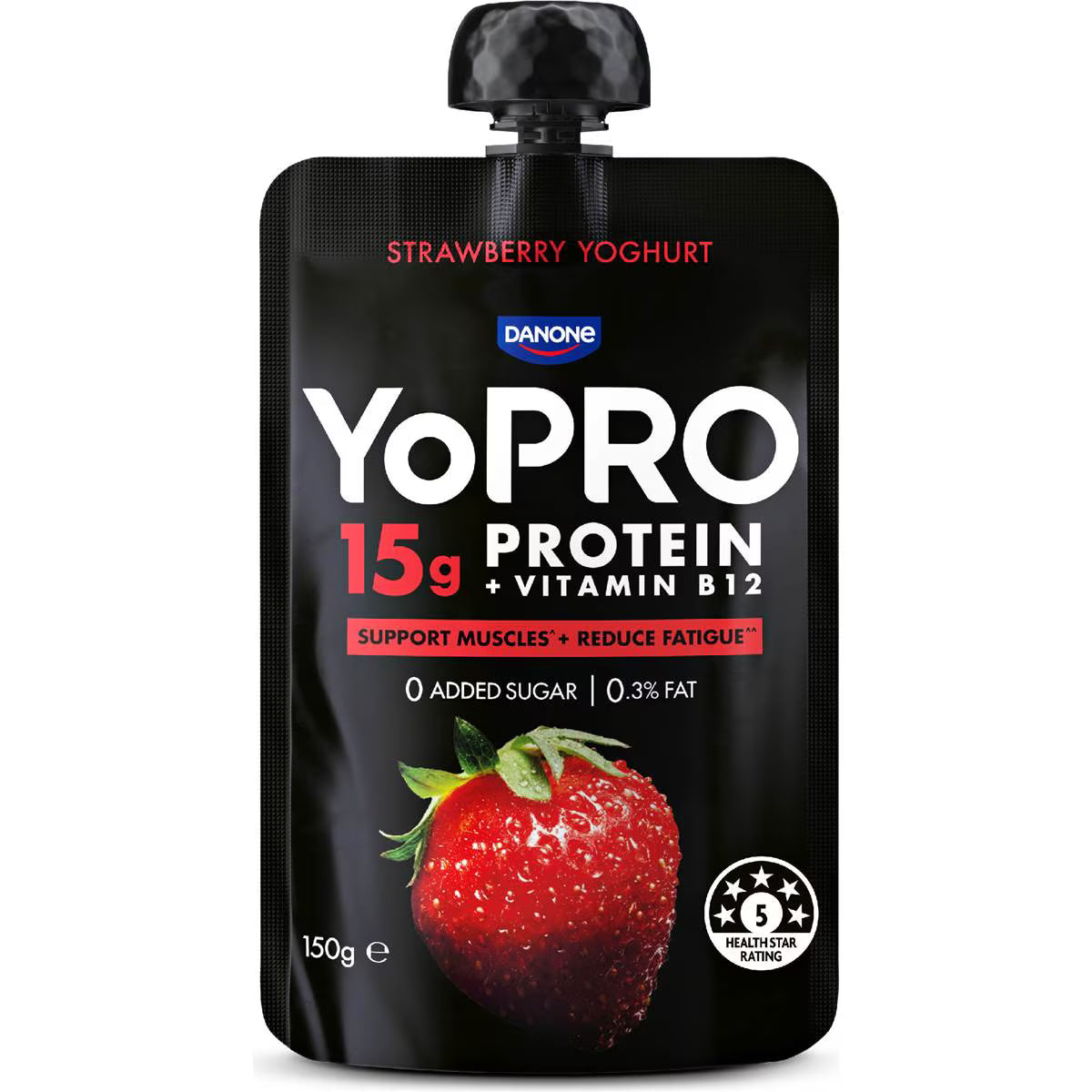 Protein Yoghurt Pouch Strawberry | 150g | Yopro | YG-112392-MC-981124