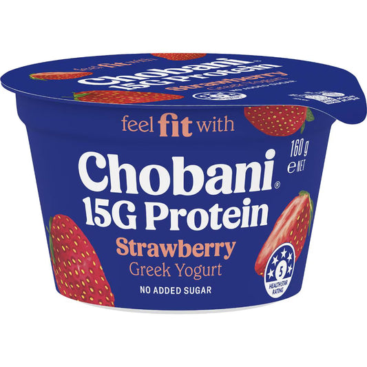 15g Protein Greek Yogurt Strawberry | 160g | Chobani | YG-113135-MC-980889