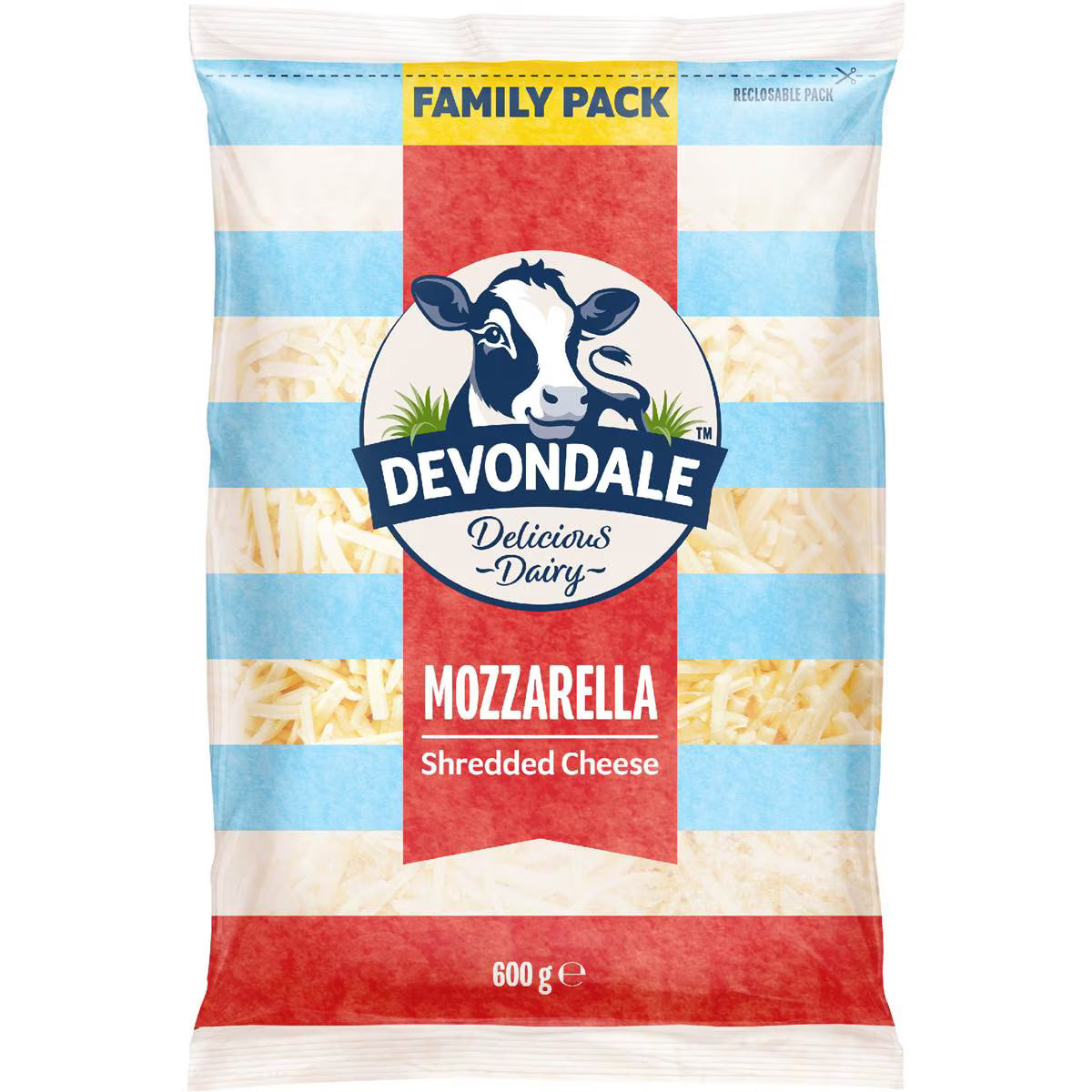 Shredded Mozzarella Cheese | 600g | Devondale | YG-112371-MC-980993