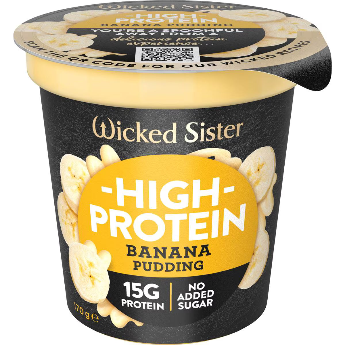 High Protein Banana Pudding | 170g | Wicked Sister | YG-112390-MC-981118