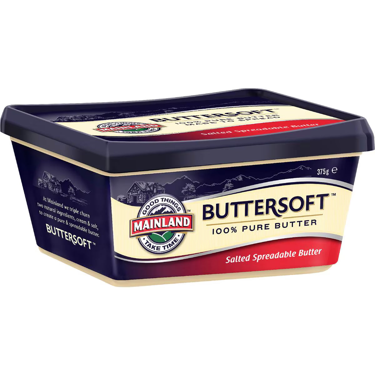 Buttersoft Pure Butter Tub Salted | 375g | Mainland | YG-113142-MC-148257