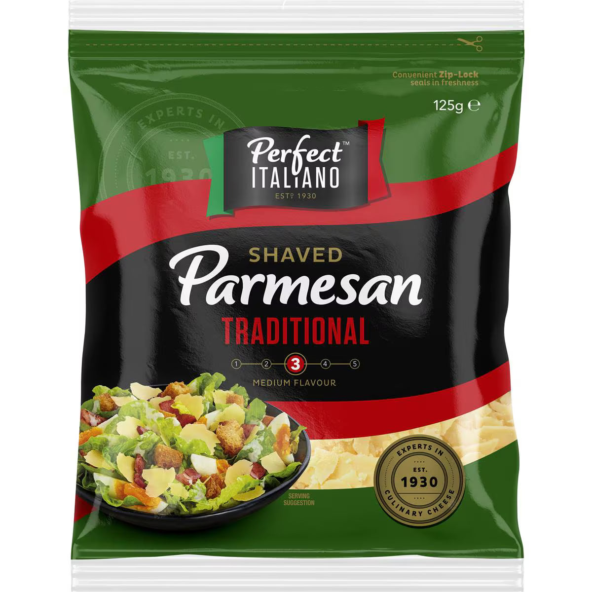 Parmesan Cheese Shaved Parmesan | 125g | Perfect Italiano | YG-006644-MC-981102