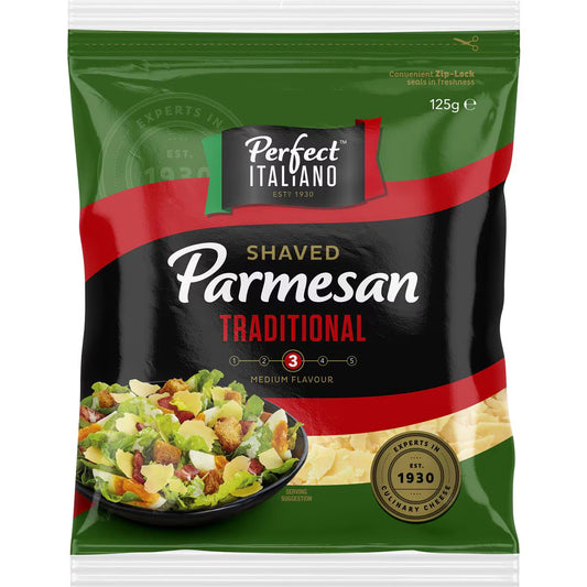 Parmesan Cheese Shaved Parmesan | 125g | Perfect Italiano | YG-006644-MC-981102