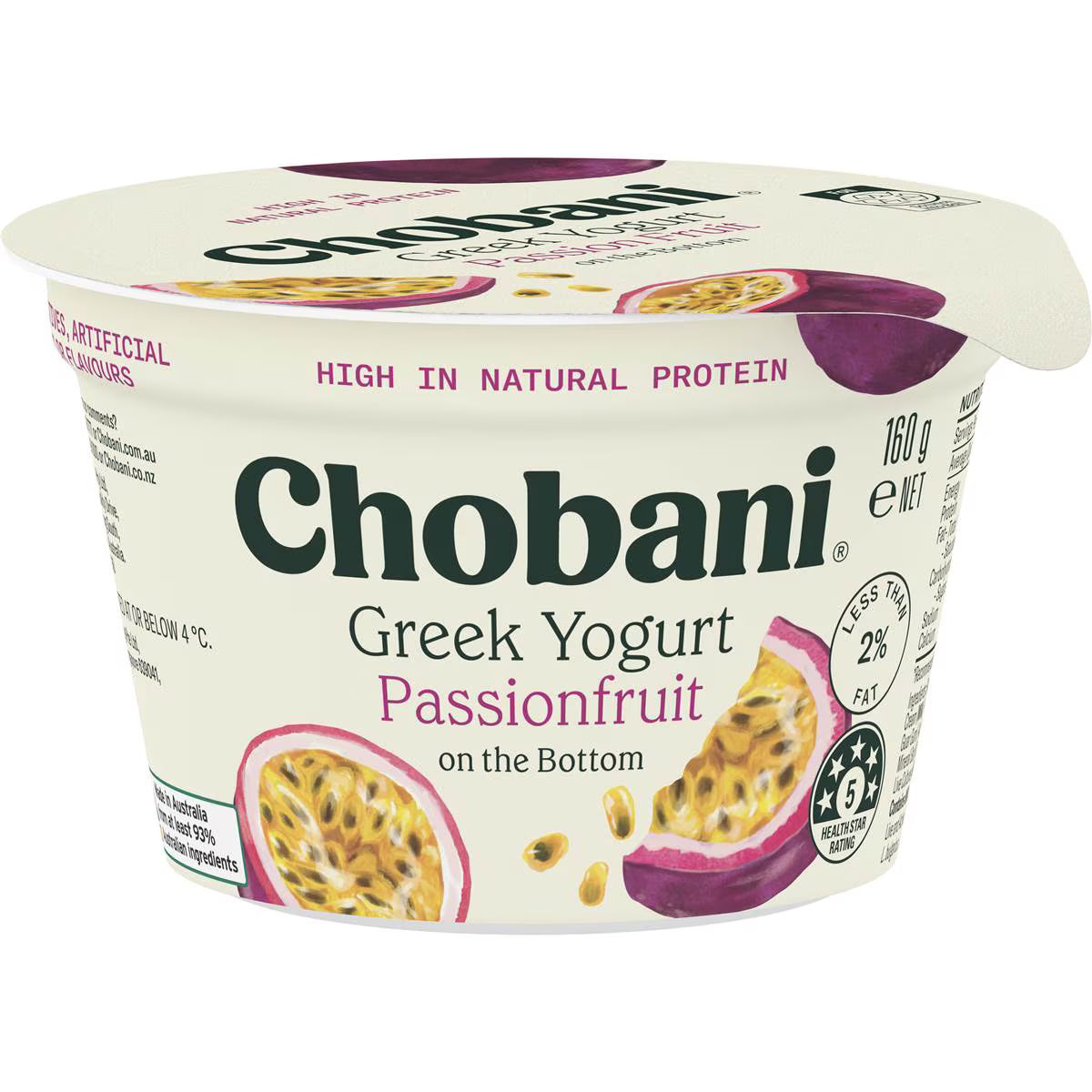 Greek Yoghurt Passion Fruit | 160g | Chobani | YG-113173-MC-981129