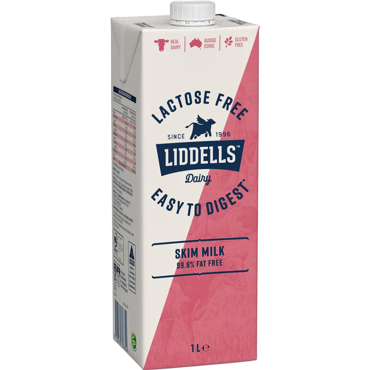 Lactose Free Skim Long Life Milk UHT | 1L | Liddells | YG-111852-MC-977751