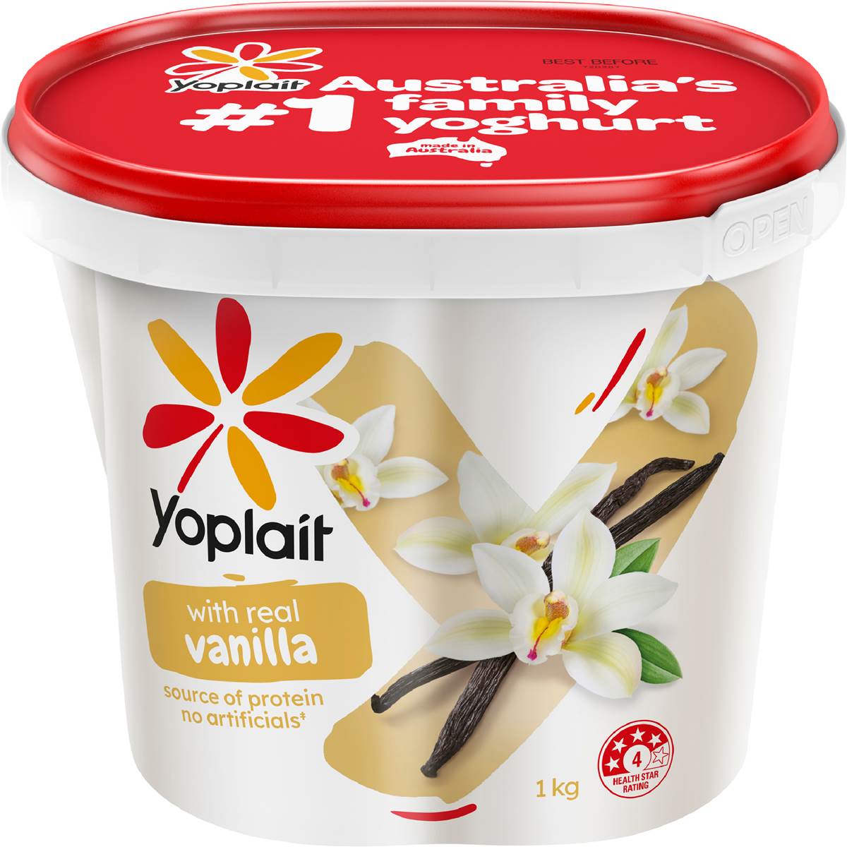 Vanilla Yoghurt | 1kg | Yoplait | YG-007258-MC-980895