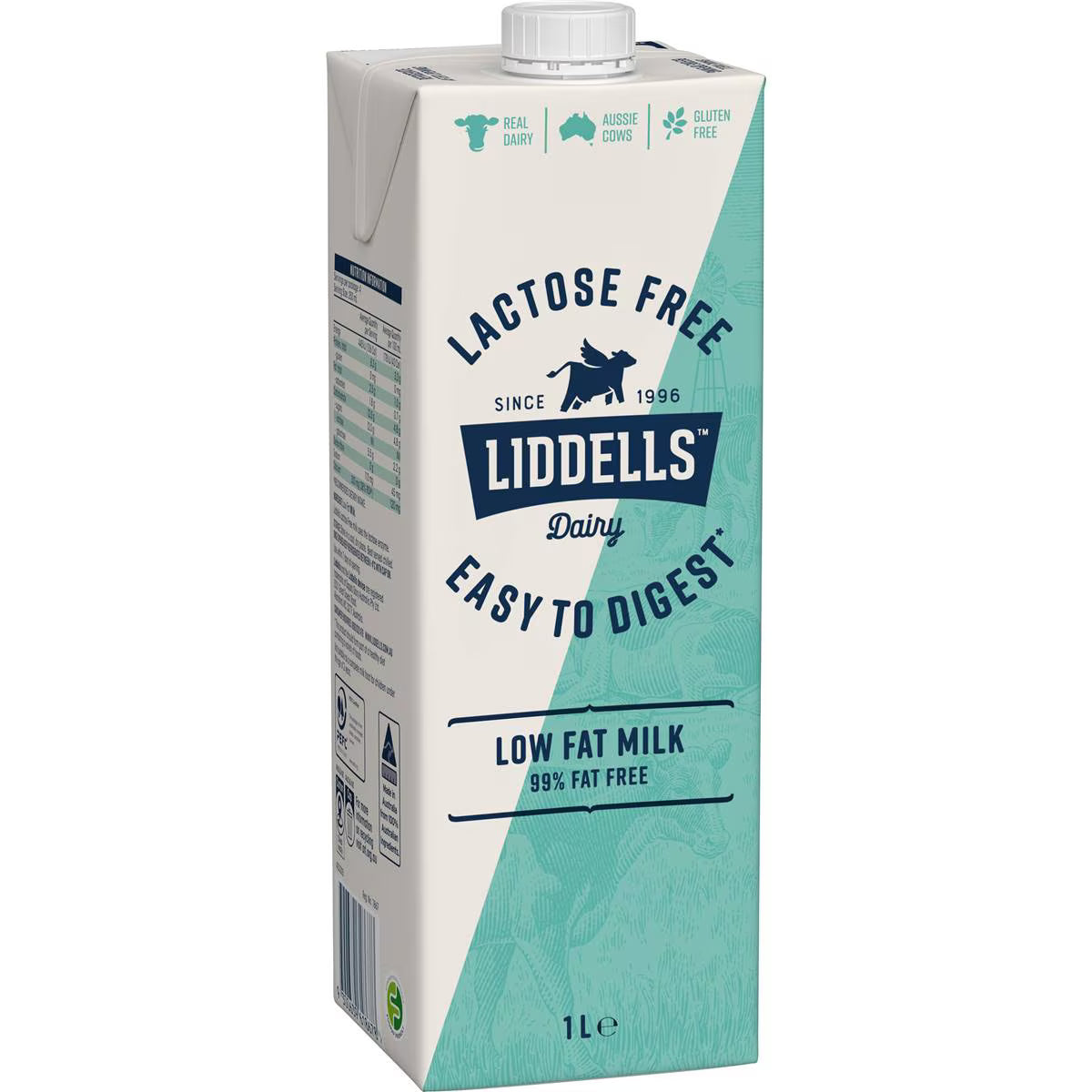 Lactose Free Low Fat Long Life Milk UHT | 1L | Liddells | YG-111841-MC-977724