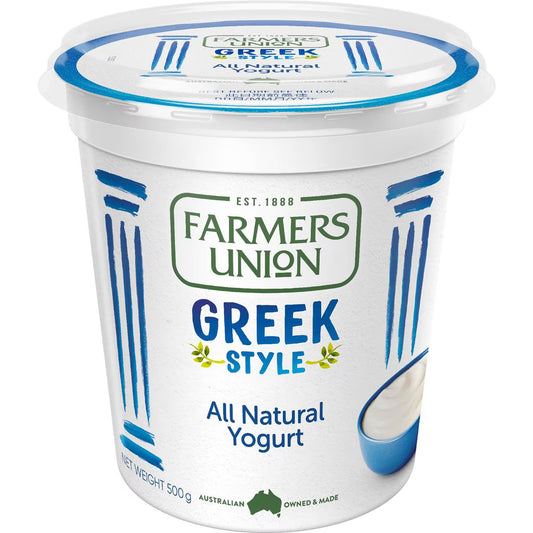 Natural Greek Style Yoghurt | 500g | Farmers Union | YG-007536-MC-980950