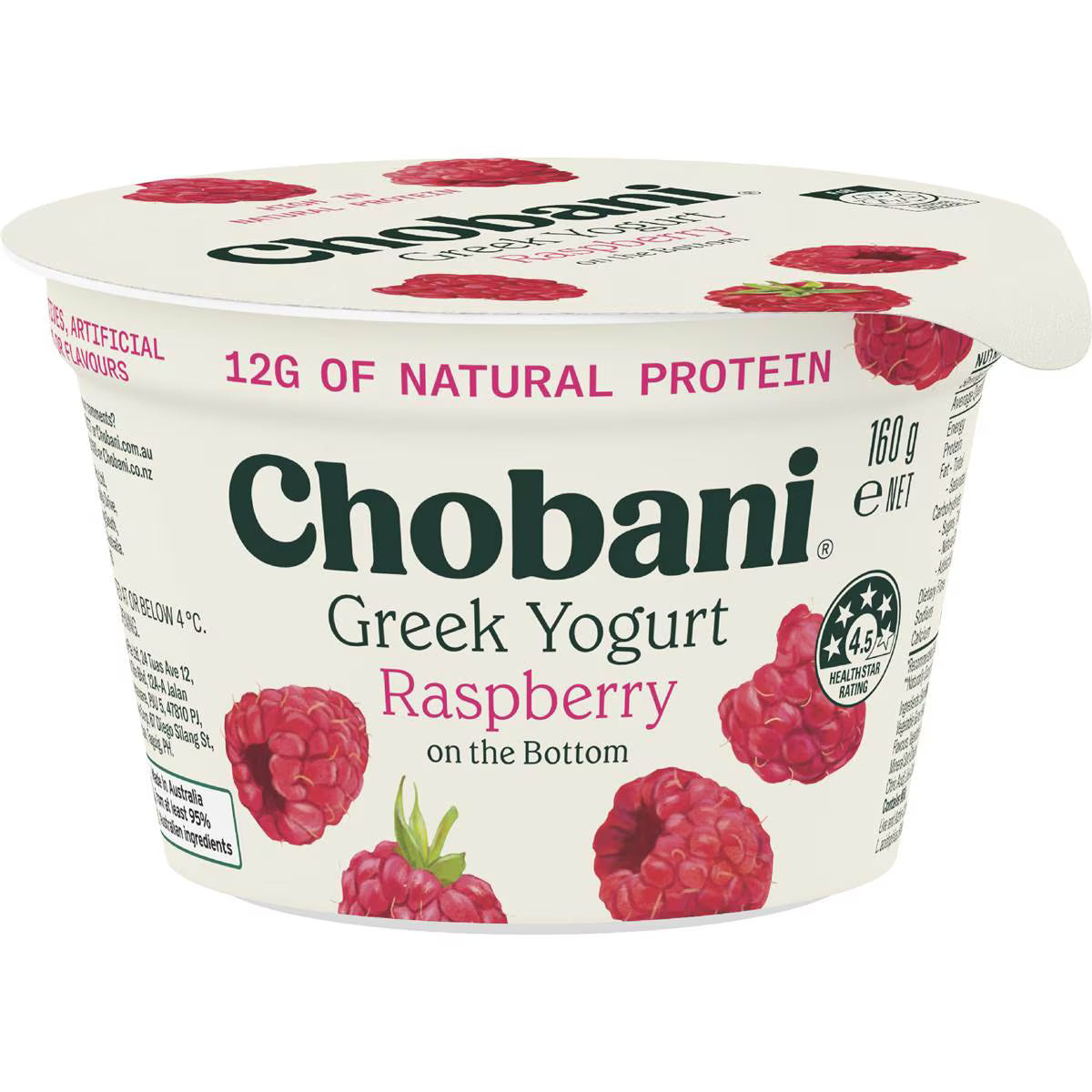 Greek Yoghurt Raspberry | 160g | Chobani | YG-112386-MC-981111