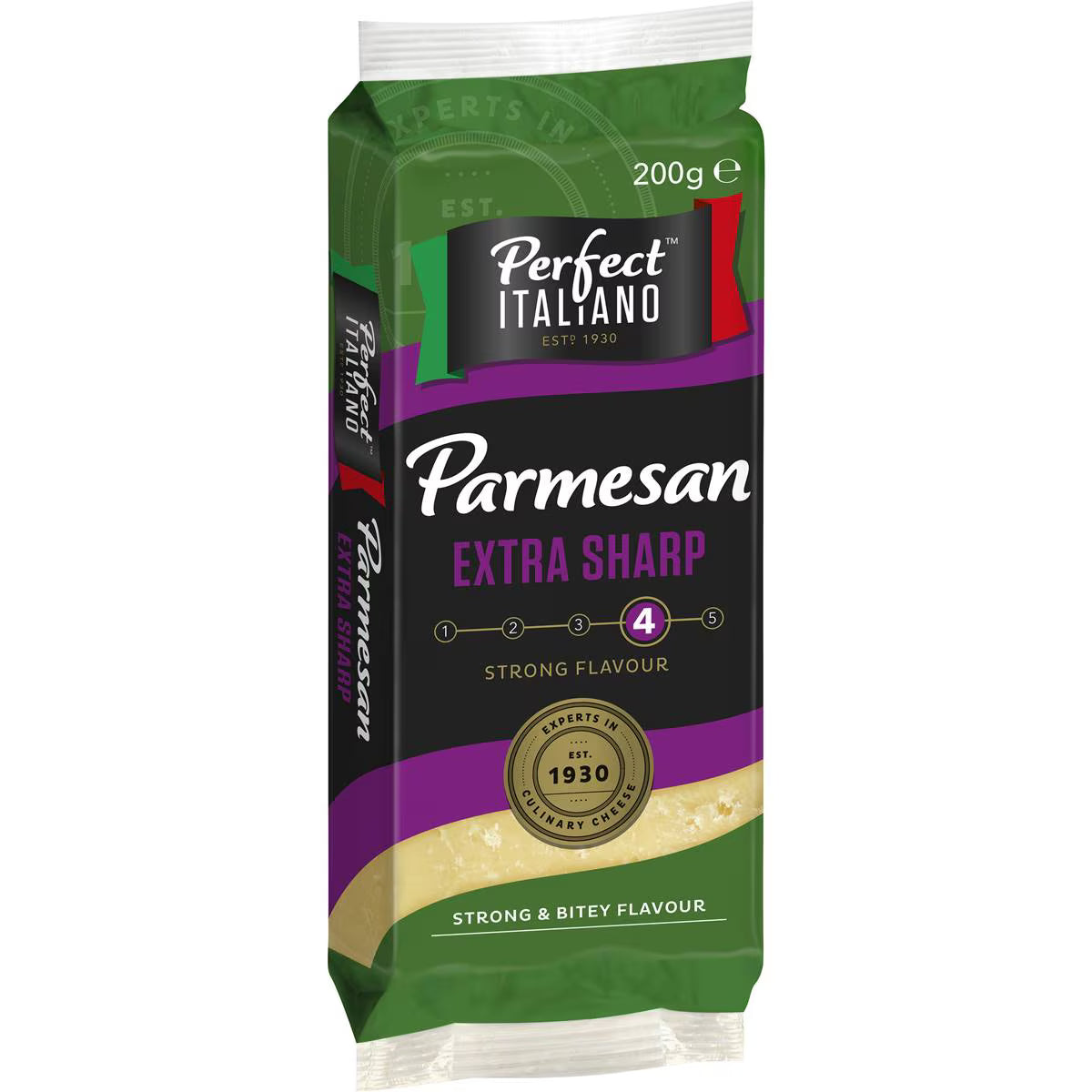 Parmesan Cheese Block Extra Sharp | 200g | Perfect Italiano | YG-012388-WW-083124