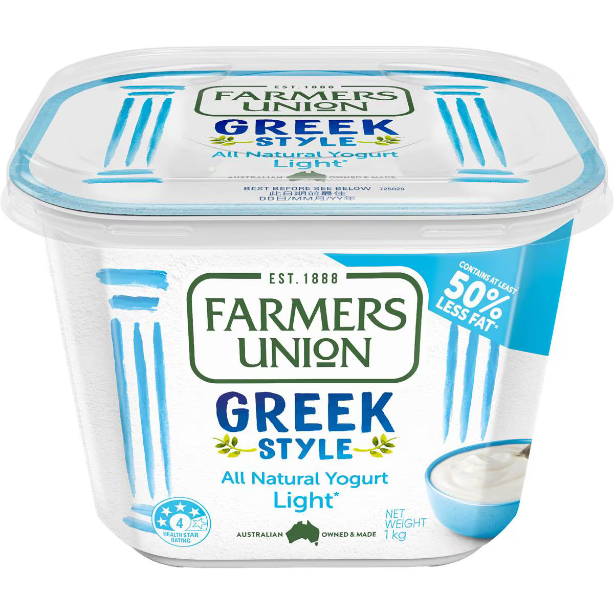 Light Greek Yoghurt | 1kg | Farmers Union | YG-007469-WW-083138