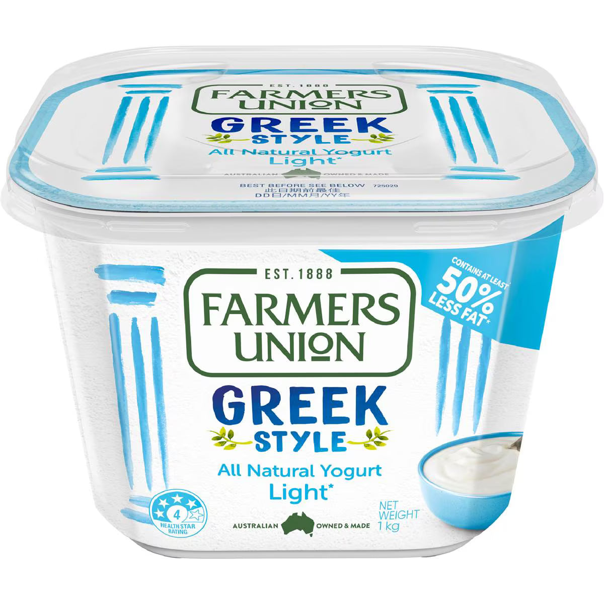 Light Greek Yoghurt | 1kg | Farmers Union | YG-007469-WW-083138