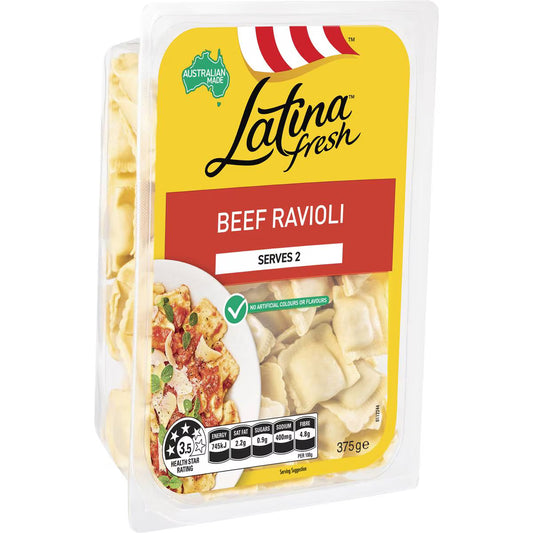 Beef Ravioli Pasta | 375g | Latina Fresh | YG-006528-MC-981100