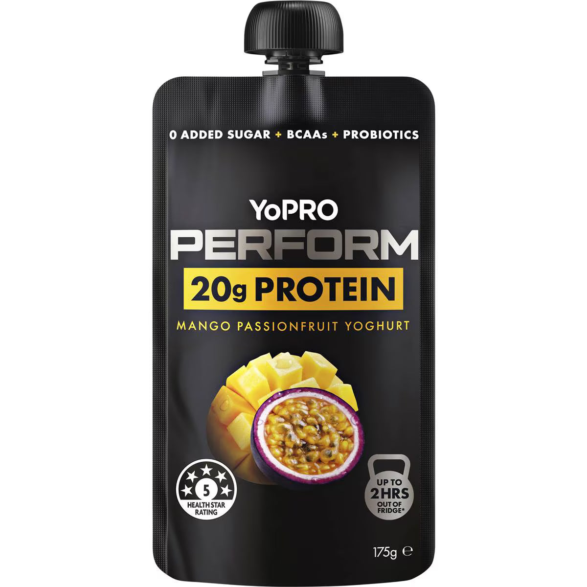 Perform High Protein Yoghurt Pouch Mango Passionfruit | 175g | Yopro | YG-113130-MC-980864