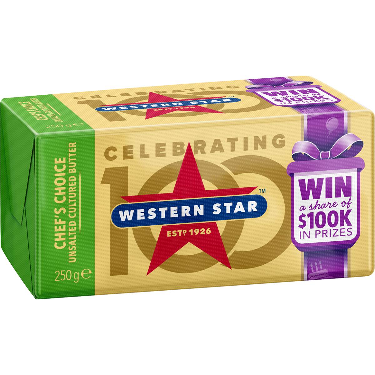 Unsalted Butter Block Chef's Choice | 250g | Western Star | YG-112352-MC-980923