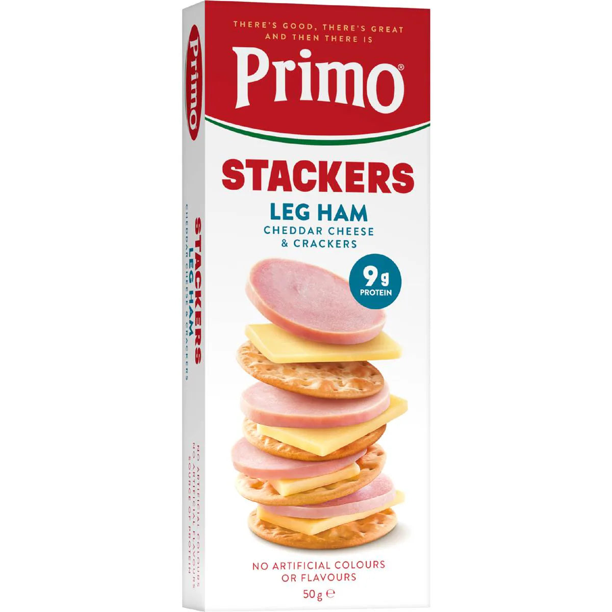 Stackers Leg Ham Cheddar Cheese & Crackers | 50g | Primo | YG-113131-MC-980865
