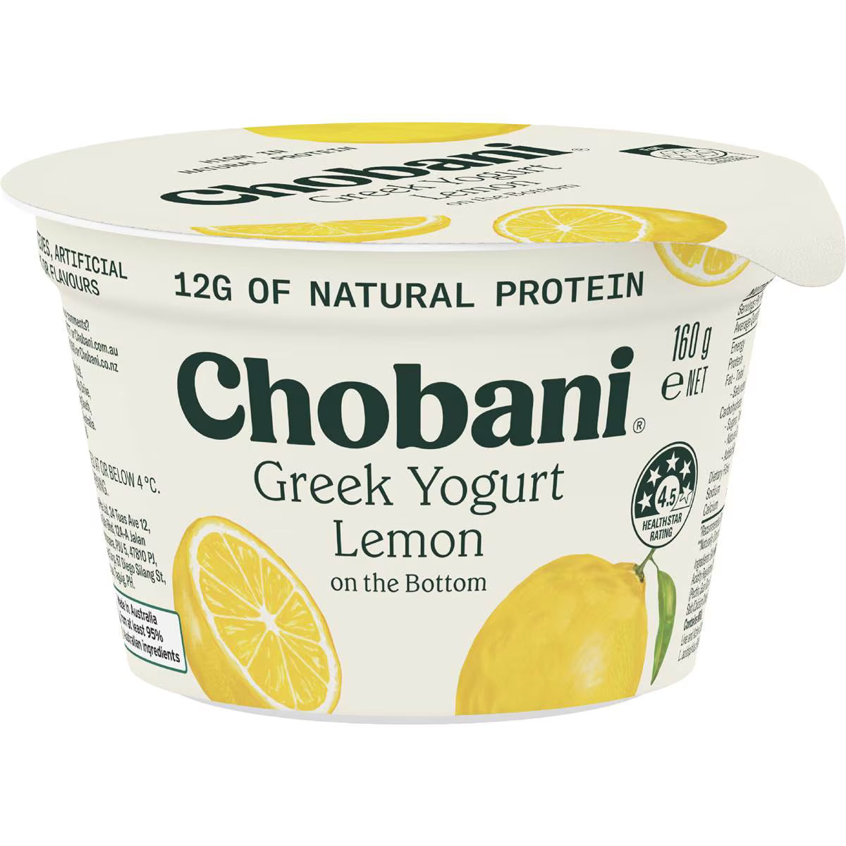 Greek Yoghurt Lemon | 160g | Chobani | YG-113140-MC-980900