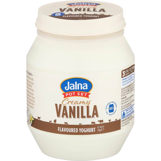 Pot Set Creamy Vanilla Yoghurt | 1kg | Jalna | YG-006518-WW-084678