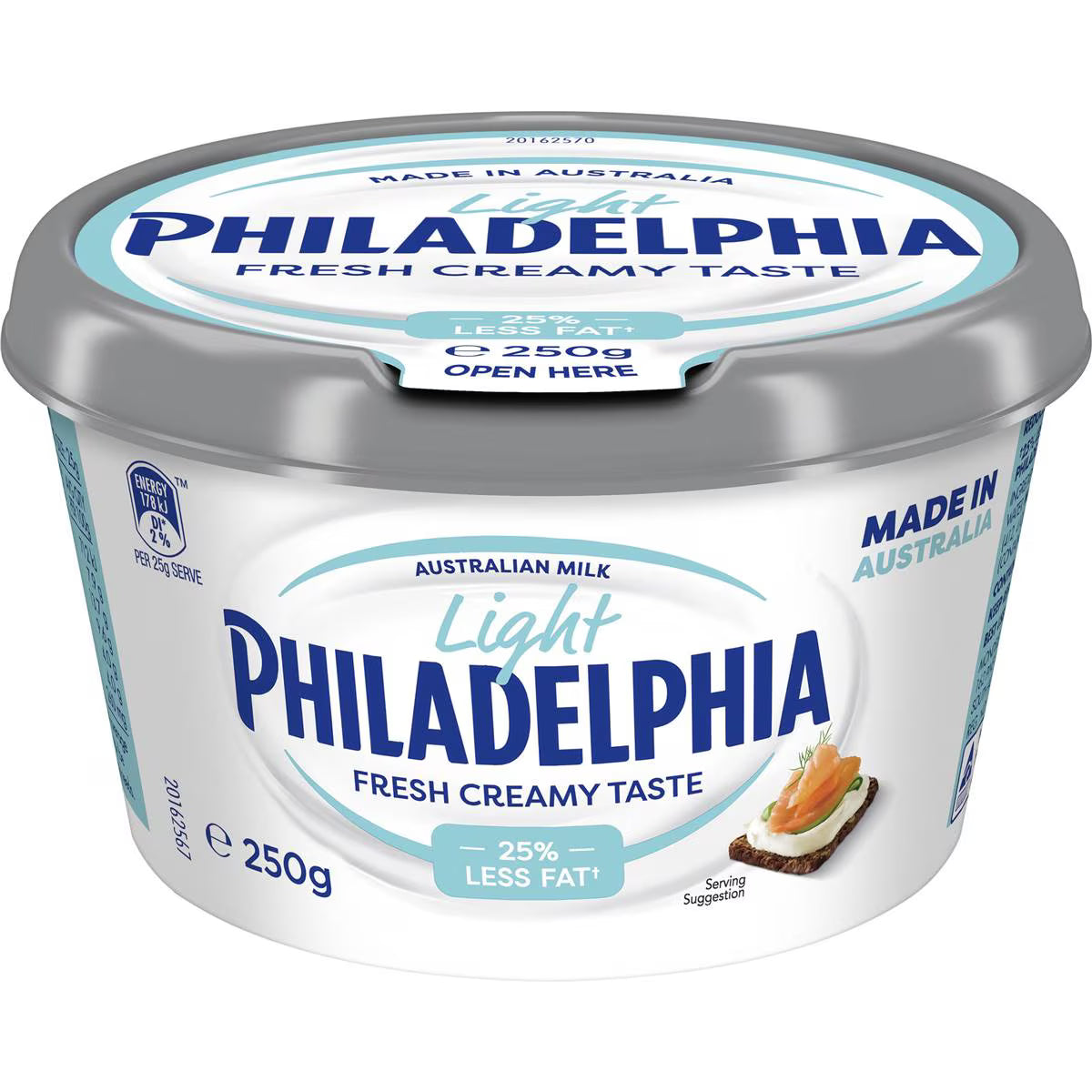 Light Cream Cheese Spread Tub | 250g | Philadelphia | YG-006564-MC-980955