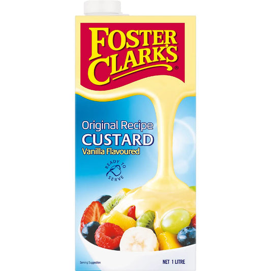 Original Recipe Vanilla Flavoured Liquid Custard | 1L | Foster Clark's | YG-112897-MC-978386