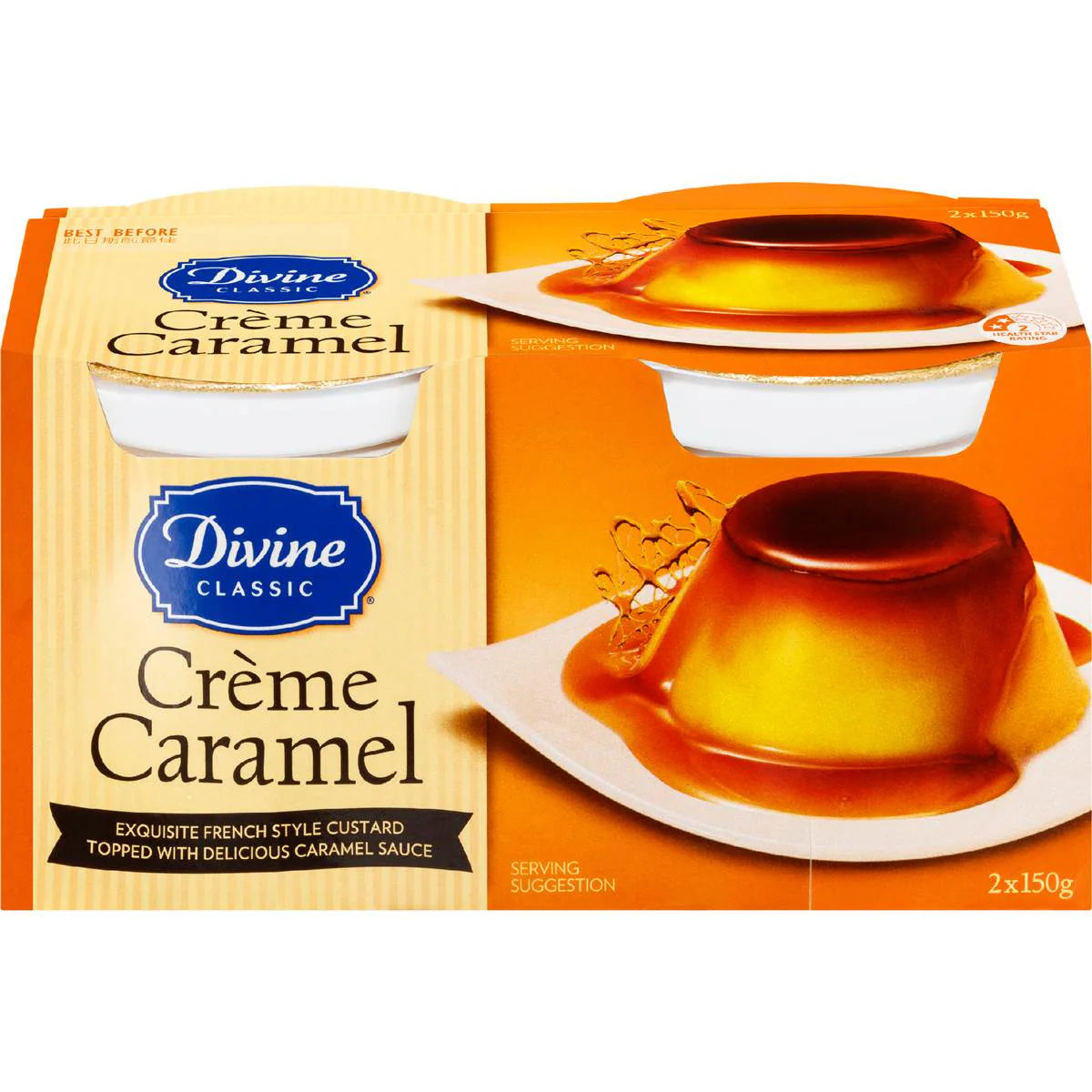 Creme Caramel | 150g x 2 Pack | Divine Classic | YG-007541-WW-084749