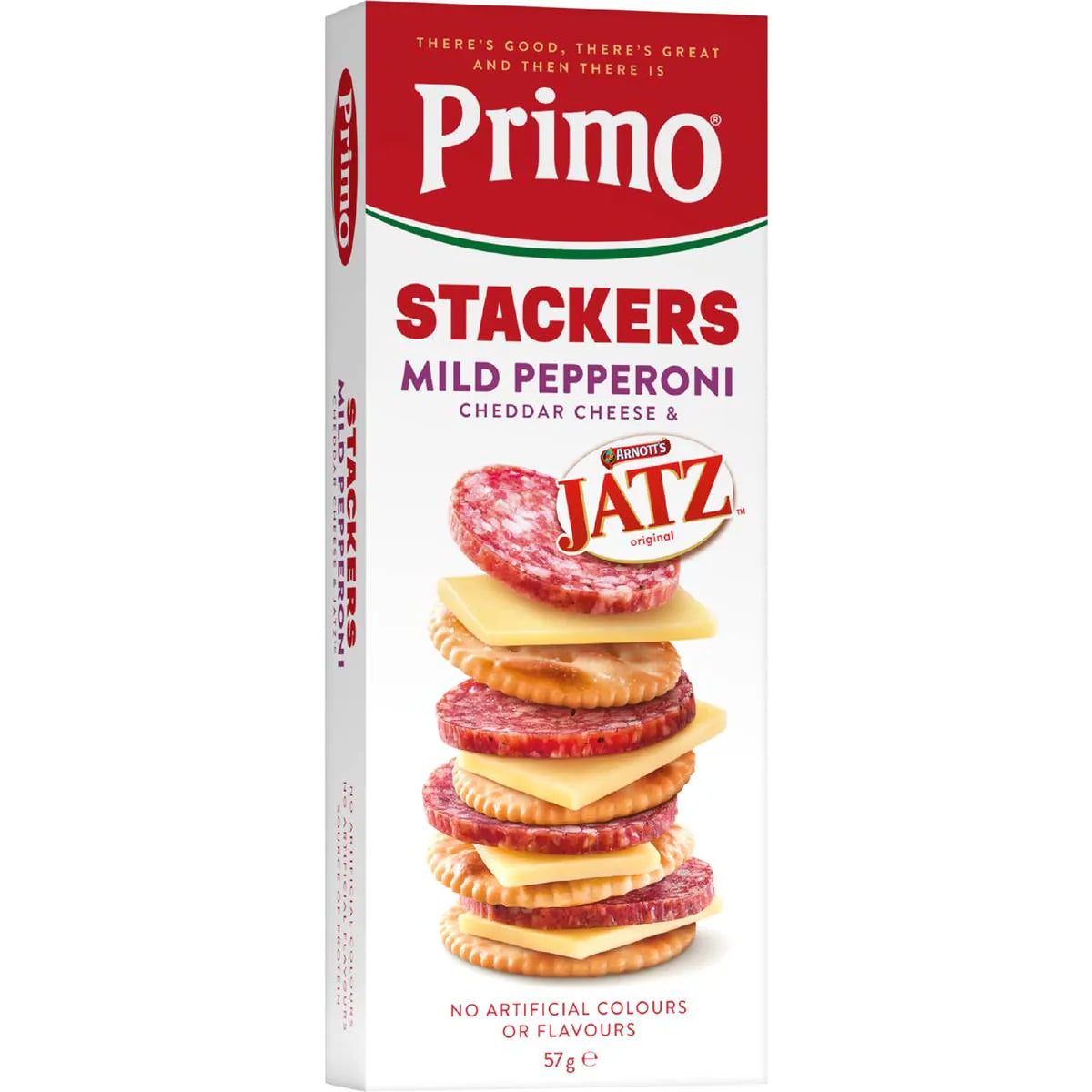 Stackers Mild Pepperoni Cheese & Jatz Crackers | 57g | Primo | YG-113123-MC-980851