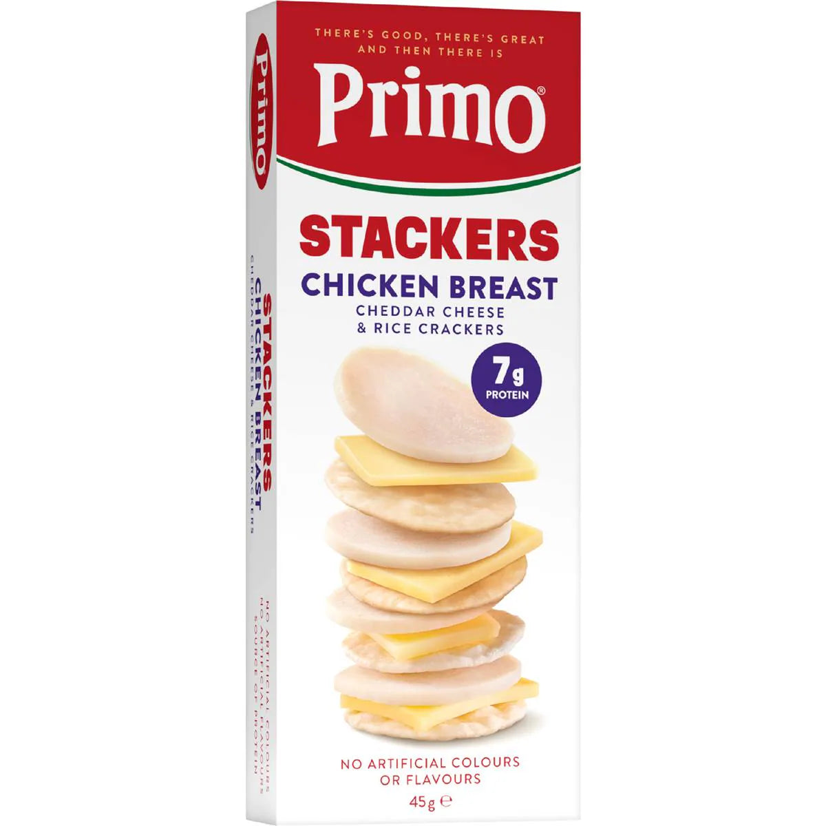 Stackers Chicken Breast Cheese & Rice Crackers | 45g | Primo | YG-112337-MC-980842